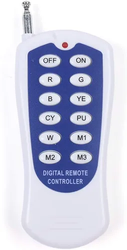 Miniatura 7 de 12V 54W Luz de piscina subacuática con cambio de color LED RGB IP68 con control remoto (54W)