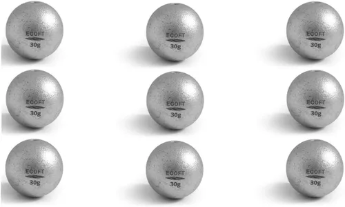 Miniatura 15 de Fregaderos de pesca sin plomo y pesos recubiertos de huevos, plomos de cañón, varios tamaños, 0.35 oz-7.05 oz en bolsa y pesos de pesca, plomos