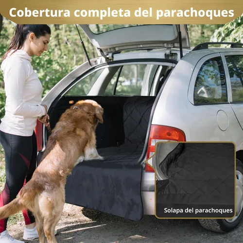 Miniatura 8 de F-color Forro de carga para perros SUV, resistente al agua, cubierta de carga para mascotas, tapete para asiento de perro de tamaño mediano, SUV