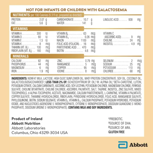 Miniatura 2 de Pure Bliss Irish Farms, fórmula para bebés fácil de digerir, fórmula infantil, 0-12 meses, lata de 24.7 onzas
