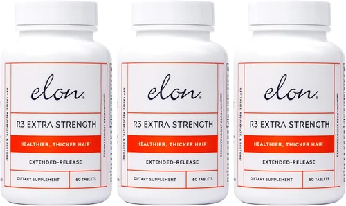 Miniatura 8 de Elon R3 Suplemento para el crecimiento del cabello para mujeres, vitaminas para el crecimiento del cabello con biotina y péptidos de colágeno