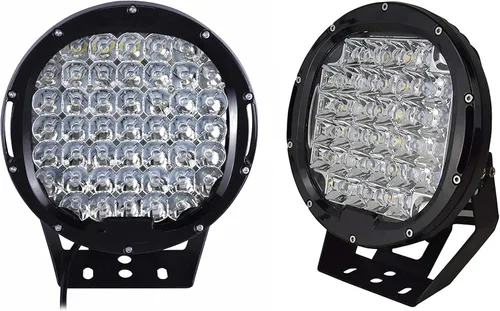 Miniatura 4 de Black Horse Atlas - Barra antivuelco (incluye 9 unidades, luz LED redonda, negra, compatible con Nissan Frontier ATR22-PL69B 2022-2024)