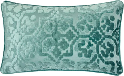 Miniatura 6 de Funda de almohada moderna de terciopelo (juego de 2 unidades, 12 x 20 pulgadas, gris)