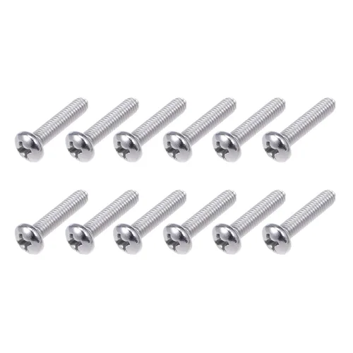 Miniatura 56 de METALLIXITY Tornillos de máquina (M2 x 0.118 in), 30 unidades, pernos Phillips cruzados de acero inoxidable 304, para instalación de muebles