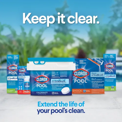 Miniatura 6 de Clorox® Pool&Spa™ Alguicida para piscina, previene y trata algas de piscina, sin espuma, 1 cuarto de galón (paquete de 1)