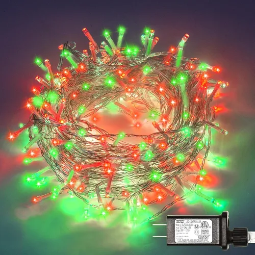 Miniatura 9 de Cadena de luces rosa para exteriores, decoraciones de San Valentín, 8 modos de luces de hadas de Navidad, enchufe para árbol del dormitorio