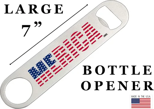Miniatura 3 de Divertido Abrebotellas con la bandera de Estados Unidos de Mérica, regalo resistente, patriótico, Estados Unidos de América, Estados Unidos