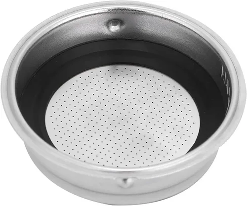 Miniatura 8 de Filtro de café de acero inoxidable, cestas de filtro de café de 2.008 in, filtro de café expreso, cesta porosa presurizada, accesorios de repuesto
