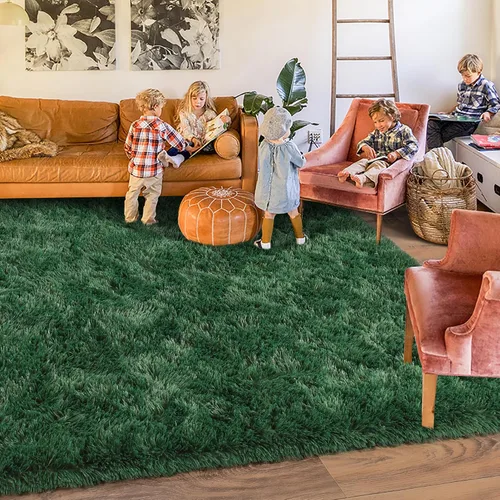 Miniatura 18 de Alfombras de Pasillo para Dormitorio 2x6 pies Alfombras de Pasillo para Pasillos Antideslizantes Suaves de Pelo Largo Alfombra de Cabecera, Alfombra