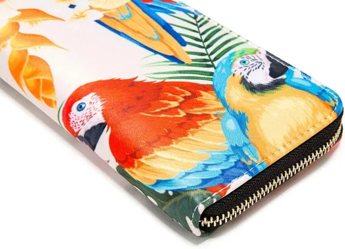 Miniatura 144 de Cartera de mano para mujer, estilo bohemio, con RFID, elegante, espaciosa con correa para viajes, capacidad para tarjetas, teléfono, dinero