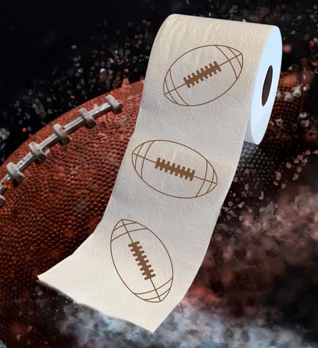 Miniatura 2 de Printed TP Rollo de papel higiénico impreso para juegos deportivos, divertido día de juego, sorpresa, adultos, mujeres, hombres, regalos deportivos