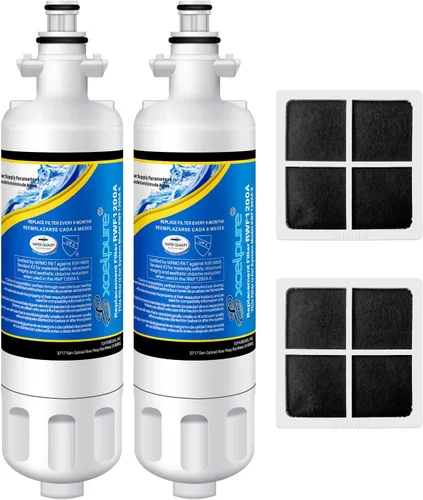 EXCELPURE Reemplazo ADQ36006101 para LT700P, Kenmore 469690, ADQ36006102, LFXS30766S, LFX31925ST, LFX31945ST, RWF1052, LT120F, 469918, combo de