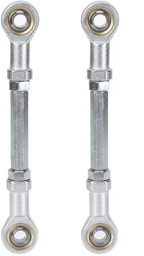 Juego de 2 piezas de dirección y suspensión de 5.906 in, 6.693 in y 0.315 in, kit de barra de dirección de rótula ATV Kart, compatible con mini kart