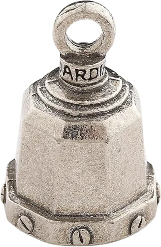 Miniatura 15 de Guardian Bell Campana de buena suerte con llavero y bolsa de regalo de terciopelo negro Campana de motocicleta Peltre sin plomo Hecho en Never