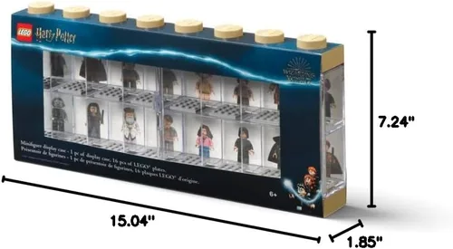 Miniatura 6 de Vitrina para Minifiguras LEGO Harry Potter 16, Contenedor Apilable para Pared o Escritorio, Espacio para 16 Minifiguras, Perfecto para Exhibición