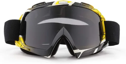 Miniatura 16 de AVV Gafas de motocicleta para hombres y mujeres – Gafas de motocross ATV resistentes al viento, gafas anti UV todoterreno para montar MTB Motocross