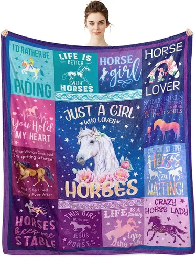 Miniatura 9 de Highland Cow Regalo para mujeres y niños – Manta para los amantes de las vacas – Just A Girl Who Loves Cows de las tierras altas bancos para sofá