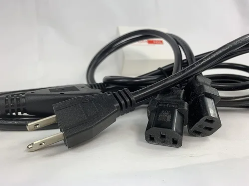 Miniatura 3 de OMNIHIL - Divisor de cable de alimentación de 3 clavijas de 10 pies compatible con GOURMIA EXPRESSPOT