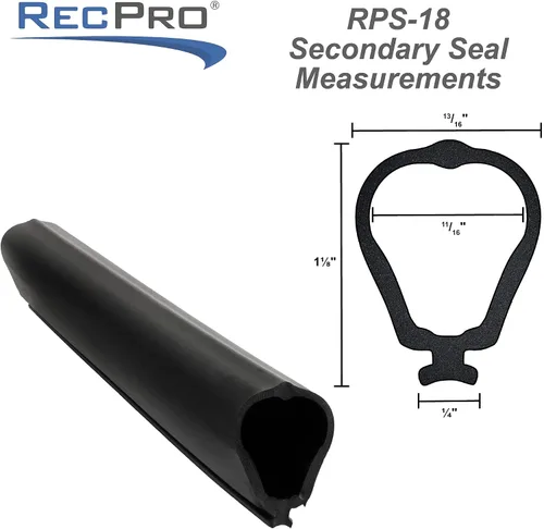 Miniatura 3 de RecPro Sello deslizante secundario para RV Bombilla de 3/4" Se ajusta a ranura de 1/4" Sellado contra intemperie (5 pies)