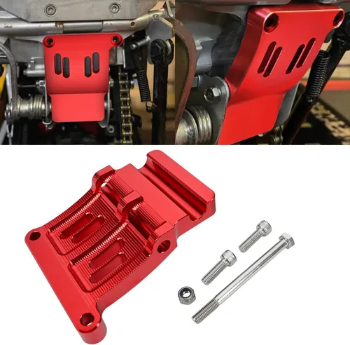 Canitu Kit de soporte de bastidor, soporte de marco de aluminio Billet de alta resistencia, soportes de clavija trasera para bicicleta, adaptador de