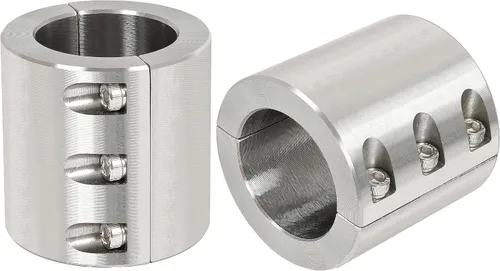 Miniatura 5 de HECASA Abrazaderas de tubo de cuello dividido de 2 pulgadas compatibles con conector de barra antivuelco UTV, abrazaderas de tubo soldables, 2 piezas