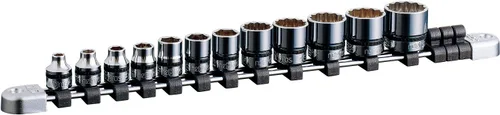 Miniatura 7 de Nepros Juego de llaves de vaso de 3/8 pulgadas cuadradas (12 piezas)