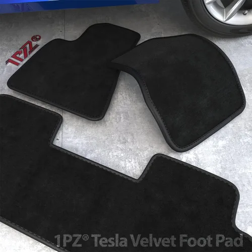 Miniatura 6 de 1PZ Alfombrillas negras para Tesla Model 3 2017-2024, protección resistente para todo tipo de clima