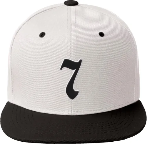 Miniatura 1125 de Daxton Gorra clásica con visera de billete plano con letras del alfabeto inglés antiguo de la A a la Z