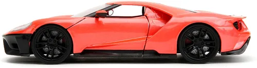 Miniatura 3 de Jada Pink Slips 1:24 W1 2017 Ford GT - Coche fundido a presión, juguetes para niños y adultos (salmón metálico)