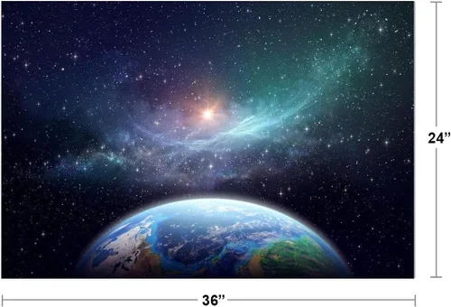 Miniatura 3 de Póster espacial de exoplaneta en el espacio exterior, galaxia, sistema solar, ciencia, mapa para niños, aula, planetas de la Tierra, NASA, Vía