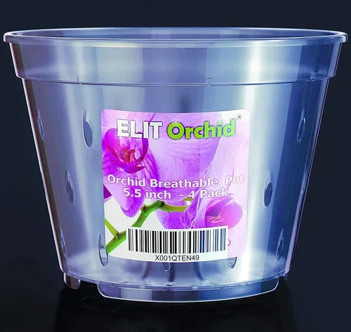 Miniatura 6 de Maceta para orquídeas con orificios, para interiores, de plástico transparente