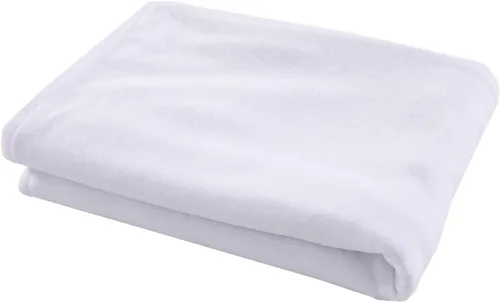 Miniatura 3 de Muka Funda de microfibra para silla de playa y piscina, bolsillo práctico, 29 x 83 pulgadas, color blanco