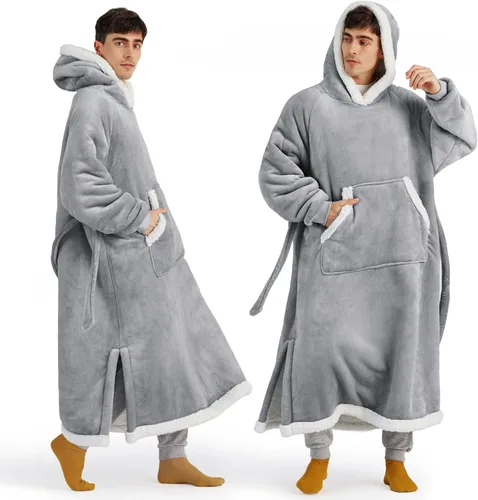Miniatura 26 de Bedsure Manta Ponible con Capucha, Cómoda Sudadera Manta Larga con Capucha como Regalos de Sudadera para el Día de las Madres para Mamá Mujeres