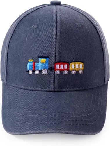 Miniatura 8 de Lindas gorras de béisbol bordadas para niños y niñas, de algodón lavado, ajustable, estilo vintage, snapback, para niños y niñas, de 3 a 8 años