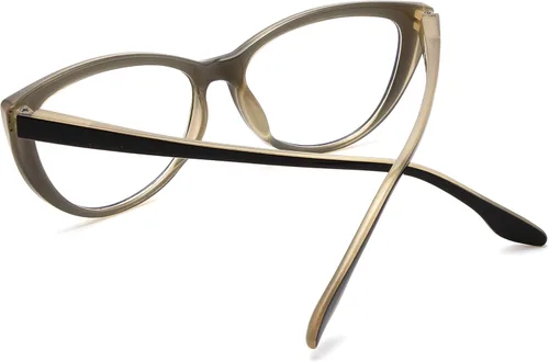 Miniatura 5 de Paquete de 3 lentes de lectura con bloqueo de luz azul, elegantes ojos de gato, lectores de computadora, antifatiga ocular y deslumbramiento
