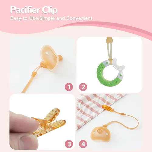 Miniatura 8 de COMI Biberones de vidrio natural para bebés que amamantan, juego de biberones anticólicos para recién nacidos con pezón de flujo lento, 0-3 meses