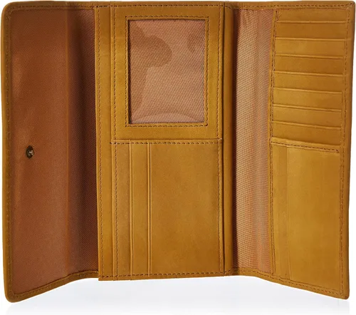 Miniatura 4 de Timberland - Cartera de piel con solapa RFID para mujer, estilo Castlerock (nobuck), talla única
