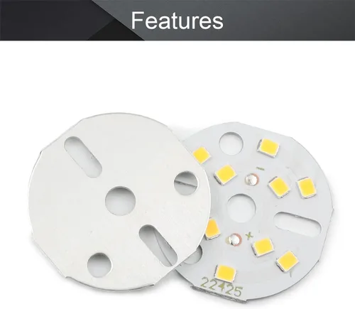 Miniatura 3 de Utoolmart Bombilla LED con chip 2835, 300 mA, 5 W, módulo montado en superficie, bombilla de chip de 120 lm de brillo, chip de fuente de luz