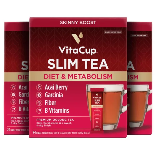 Miniatura 9 de VitaCup Paquetes instantáneos de té verde, mejora la energía y la desintoxicación con matcha, moringa, vitaminas B, D3, fibra, keto, paleo, vegano