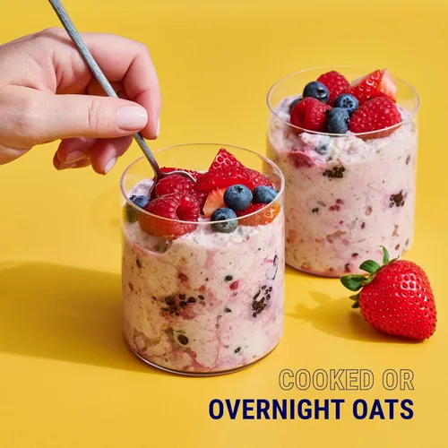 Miniatura 6 de COACH'S OATS Avena orgánica de grano entero (48 oz) Paquete de 2 Triturada y tostada Textura de copos de avena cortados, cocción rápida