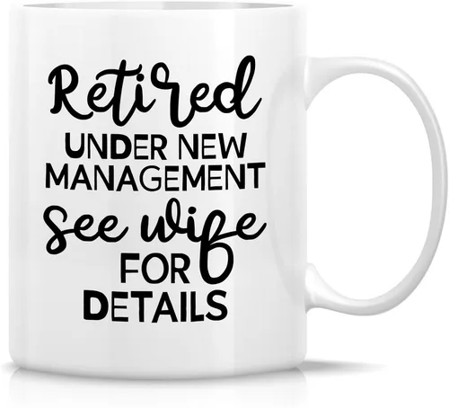 Miniatura 42 de Retreez Taza divertida – Horario de jubilación Do Whatever the Fxxx - Taza de café de cerámica de 11 onzas, divertida, sarcasmo, sarcástico