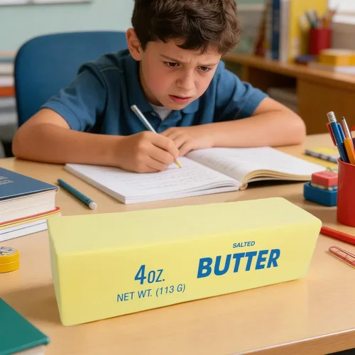 Miniatura 2 de Juguete sensorial para ansiedad con forma de palito de mantequilla gigante, juguete sensorial para aliviar el estrés, bola antiestrés Taba Squishies