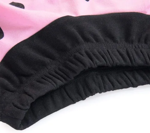 Miniatura 6 de Conjunto de ropa para niñas con estampado de corazón y polainas