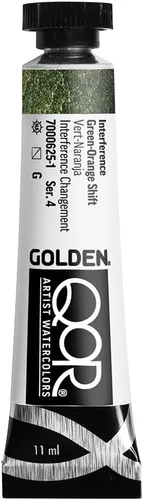 Miniatura 52 de GOLDEN QoR Acuarelas para artistas, Azul cobalto y teja, tubo de 11 ml, pintura profesional de acuarela, semiopaca Verde azulado cobalto