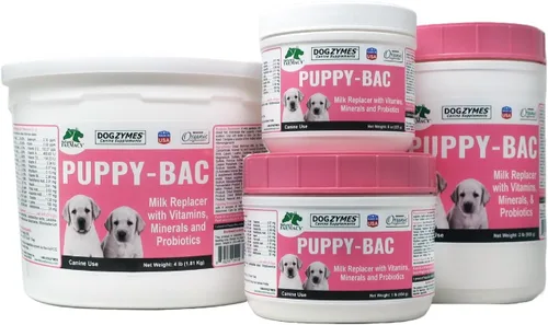 Miniatura 2 de Dogzymes Puppy-Bac - Sustituto de leche (2 libras) con microorganismos vivos y enzimas 441 millones de UFC/gramo Mezcla 1:4
