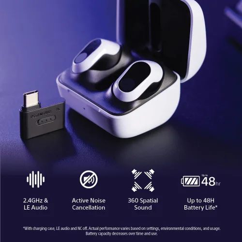 Miniatura 3 de Sony INZONE Buds Auriculares inalámbricos para juegos, perfectos para PlayStation® 5, para PC/PS5/Switch/Móvil, 48 horas de batería con estuche