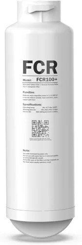 Frizzlife Cartucho de filtro de membrana RO de reemplazo FCR100+ para sistema de filtro de agua de ósmosis inversa de encimera WB99