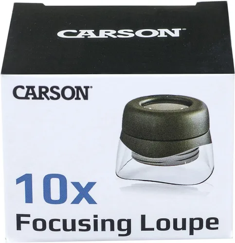 Miniatura 8 de Carson Lupa Versaloupe 10x con soporte de enfoque (LH-30)