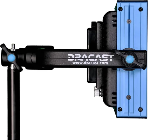 Miniatura 7 de Dracast Pro Series LED500 Kit de 3 luces LED de luz diurna con placas de batería de montaje en V y soportes de luz