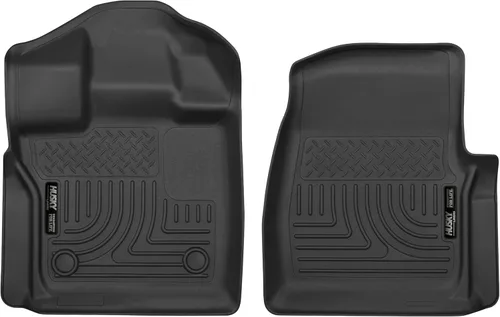 Miniatura 13 de Husky Liners - Tapete delantero para piso de automóvil, SuperCrew/SuperCab, Negro